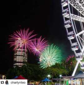 Best location for River Fireworks in Brisbane