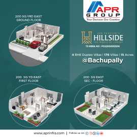 Triplex villas for sale in Bachupally | APR Group, Hyderabad