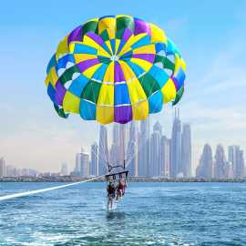 Fly High: 15% Off Dubai Parasailing Adventure! 