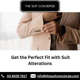  Get the Perfect Fit with Suit Alterations, $ 0