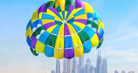 Dubai Sky Triumph: Conquering Fear with Parasailin