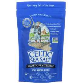 Celtic Sea Salt Light Grey Pouch 8.0 OZ Pack of 1 , Hawalli