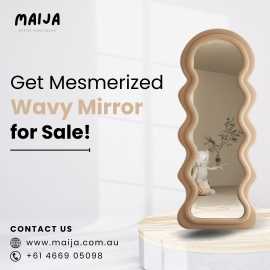 Get Mesmerized: Wavy Mirror for Sale! , $ 