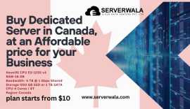 Buy Serverwala’s Dedicated Server in Canada, Calgary