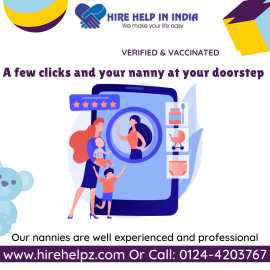 Reach out to Hire Help for the best nanny services, Gurgaon