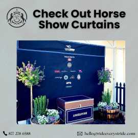 Check Out Horse Show Curtains- Ride Every Stride, $ 415