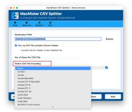 MacMister CSV Splitter for Mac, $ 29