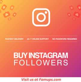 Buy Instagram Followers with PayPal at Famups, New York