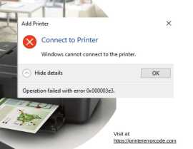 How to Solved: Printer error 0x000003e3, Haltom City