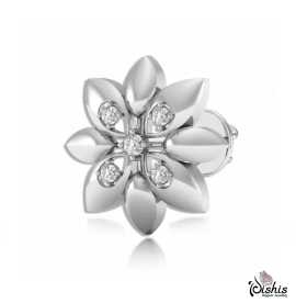 925 Sterling Silver Flower Shape Della earring, ¥ 2,574