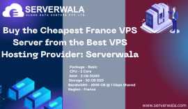 Buy the Cheapest France VPS Server from Serverwala, Albe