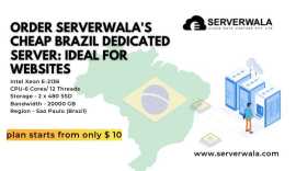 Order Serverwala's Cheap Brazil Dedicated Server: , Amapa
