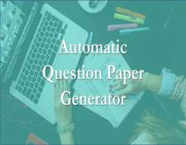 Our Question Paper Generator System in Kenya, Nairobi