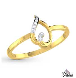 Anavi Gold And Diamond Ring, ₹ 12,713