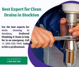 Best Expert for Clean Drains in Stockton, Stockton