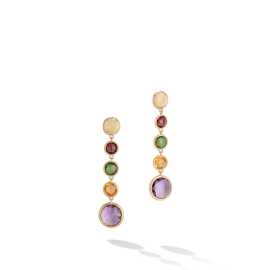 Jaipur 18K Yellow Gold Mixed Gemstone Drop Earring, $ 1