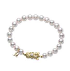 Pearl Strand Bracelet - Yellow Gold Clasp, $ 3,150