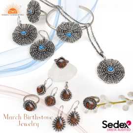 Stunning March Birthstone Jewelry Collection, $ 150
