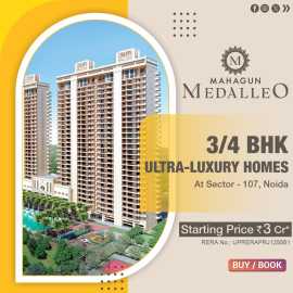 Mahagun Medalleo 3Bhk Apartments In Noida, Noida