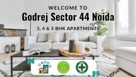 Godrej Sector 44 Noida: 3, 4 and 5 BHK Apartments, Noida