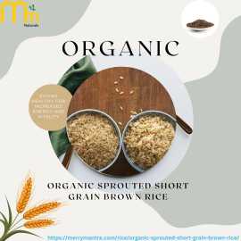 Organic Sprouted Short Grain Brown Rice, Adrian