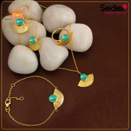 Stunning Amazonite Jewelry Set-Perfect for Summer, ₹ 10,000