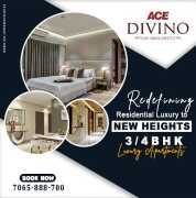 Ace Divino 3/4 BHK Apartments @ 7065888700, Noida