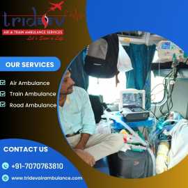 Reliable Tridev Air Ambulance Service in Delhi, Patna