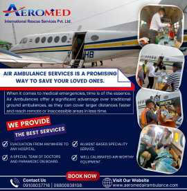 Aeromed Air Ambulance Service in India - Need, Delhi
