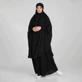 Luxury Two Piece Knee Length Jilbab Khimar Style A, $ 1,499