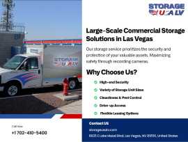 Secure & Affordable Commercial Storage Las Veg, Las Vegas