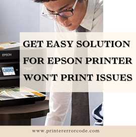 Get Easy Solution for Epson Printer Won't Print Is, Hamilton City