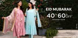 Eid Mubarak 40%-60% OFF Exclusively Online, ₹ 349
