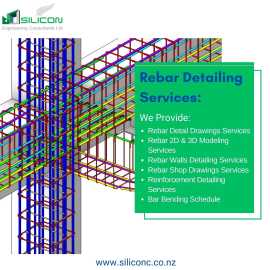 Rebar Detailing Services in New Zealand, Auckland