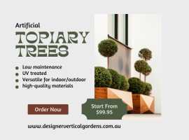Maintenance-Free Artificial Topiary Trees, $ 100