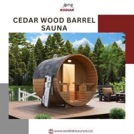 Cedar Wood Barrel Sauna - Kodiak Saunas, Ottawa