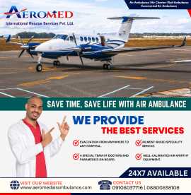 Aeromed Air Ambulance Service in Patna – Just Go , Patna