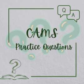 Get The CAMS Exam Questions at Nominal Prices, Faridabad