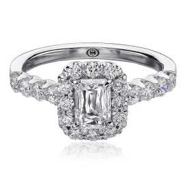 Radiant Cut Engagement Ring, ps 7,896