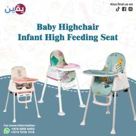 2-in-1 Baby Highchair Infant High Feeding Seat , د.إ 149