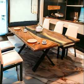 Discover the Beauty of Epoxy Dining Tables , ₹ 50,500