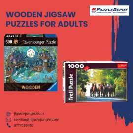 Wooden Jigsaw Puzzles For Adults - Jigsaw Jungle, $ 0