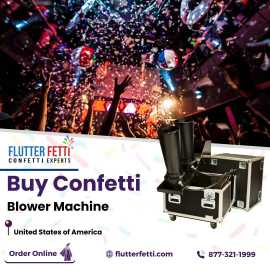 Confetti Blower Machine, $ 1