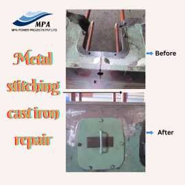 Metal stitching cast iron repair, Gurgaon