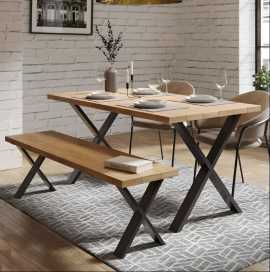 Trendy uneven Wood Dining Table shop by woodensure, ₹ 21,600