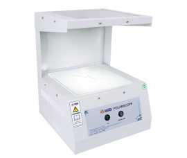 Why is a polariscope used in material analysis?, ps 120,000