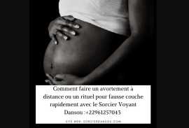 Rituel pour avorter une grossesse, Paris