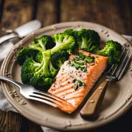 Nutritious Dinner Recipe: Salmon And Broccoli, London