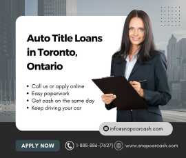 Auto Title Loans Toronto, Ontario, Toronto