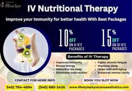 15% Offer on IV Nutritional Therapy Package | Book, Culpeper